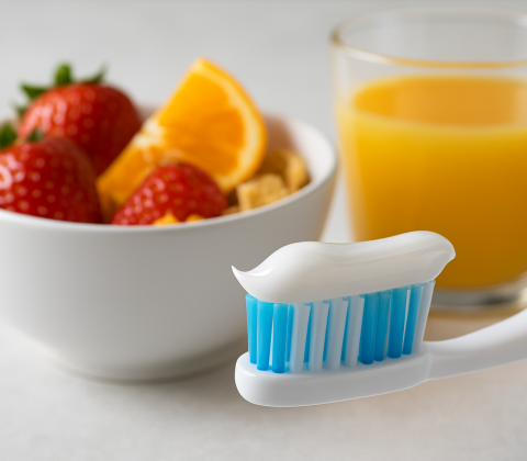 بهترین زمان مسواک زدن