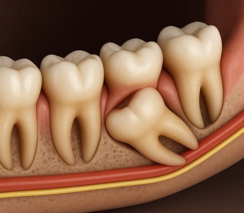 دندان عقل نهفته چیست و چه زمانی باید جراحی شود