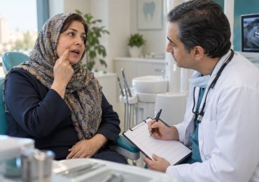 تصویر آموزشی مشاوره درباره خطوط سفید داخل گونه